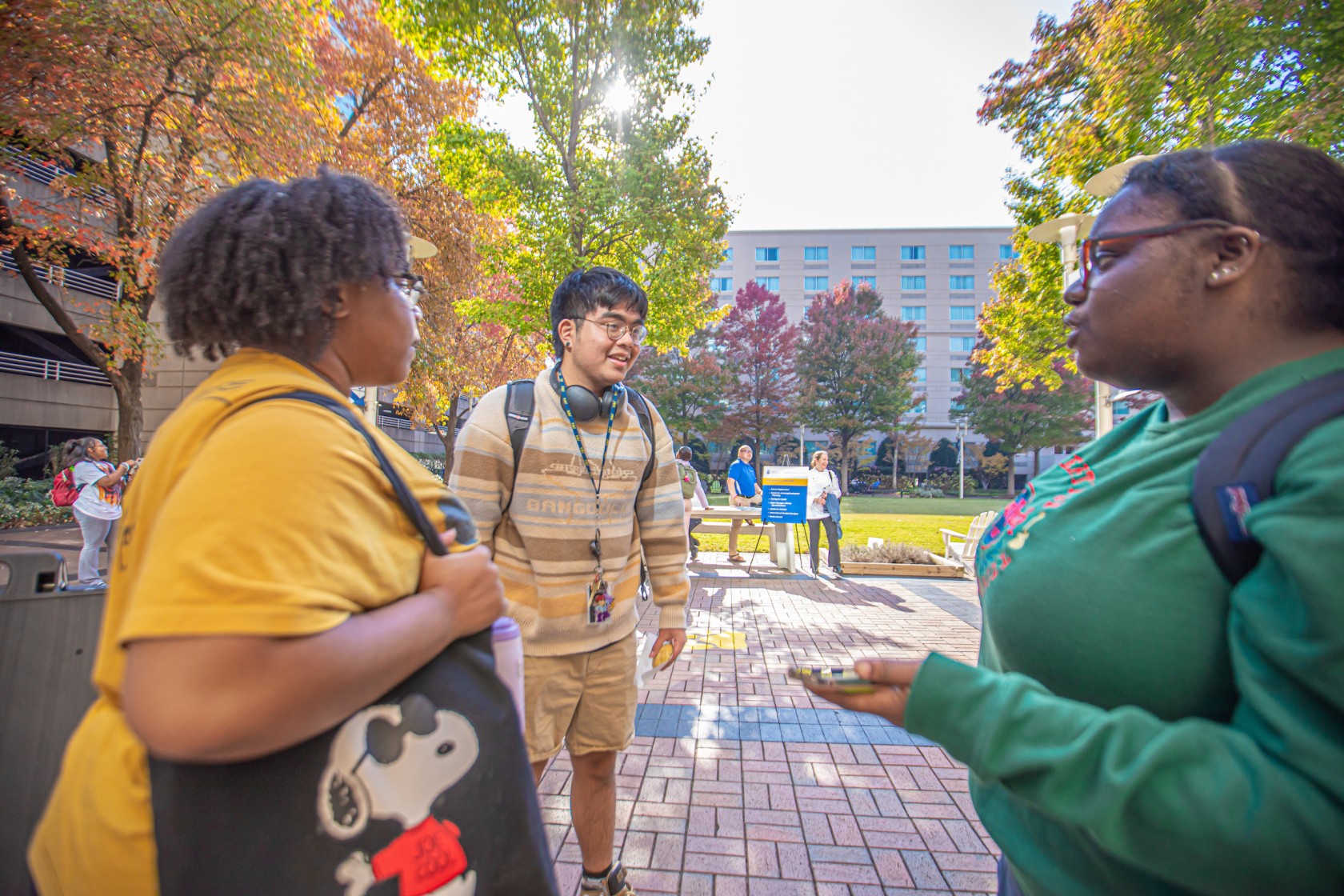 Charlotte Students on Campus