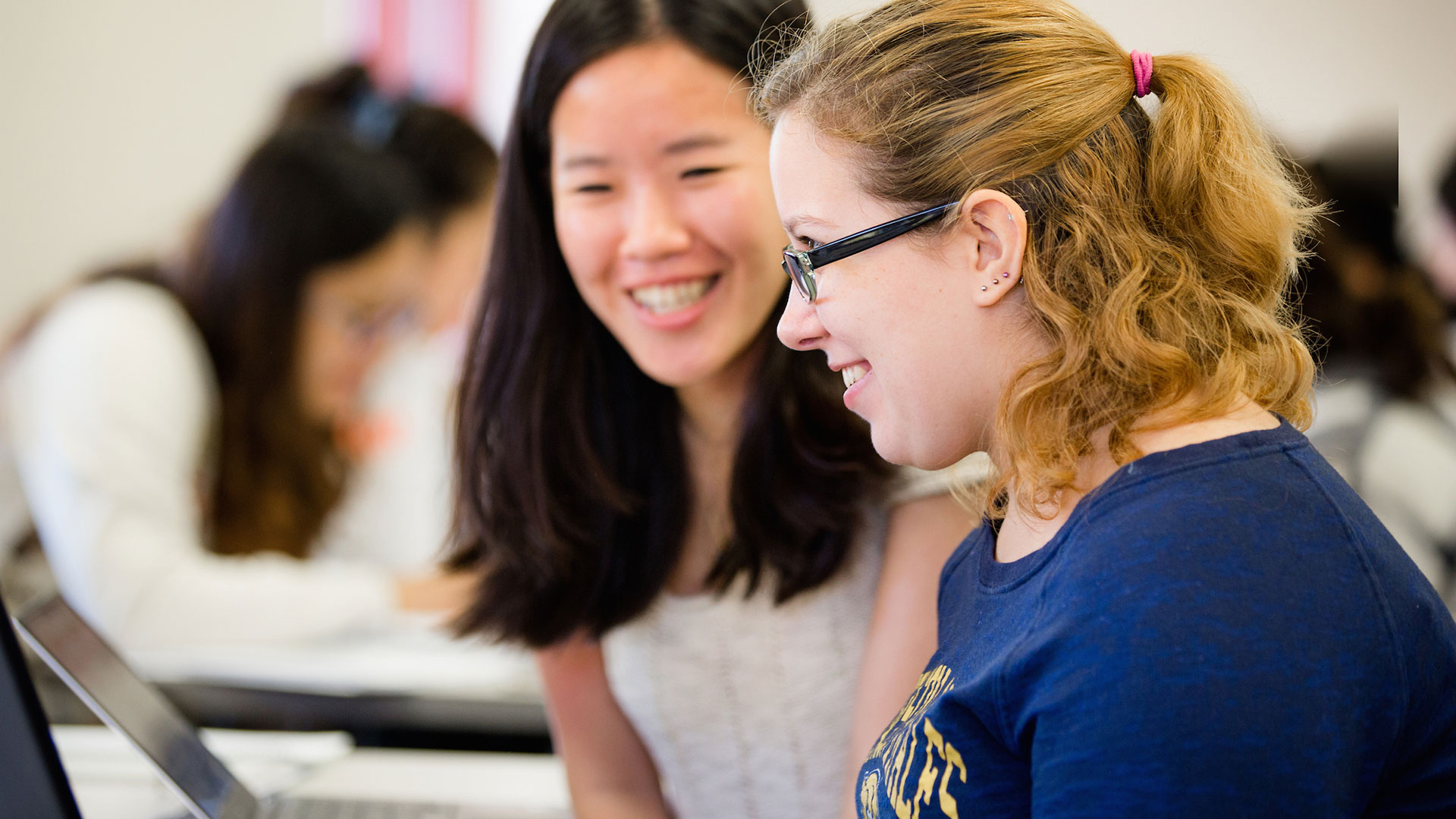 Students in a JWU classroom