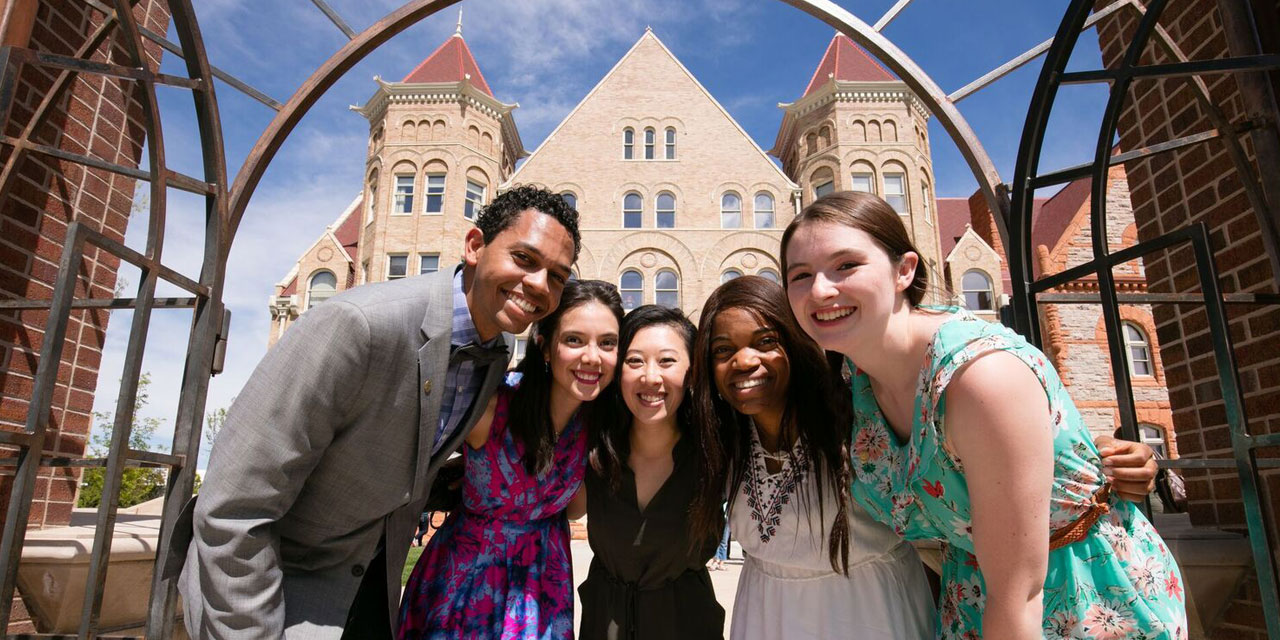 Students at the ceremony.