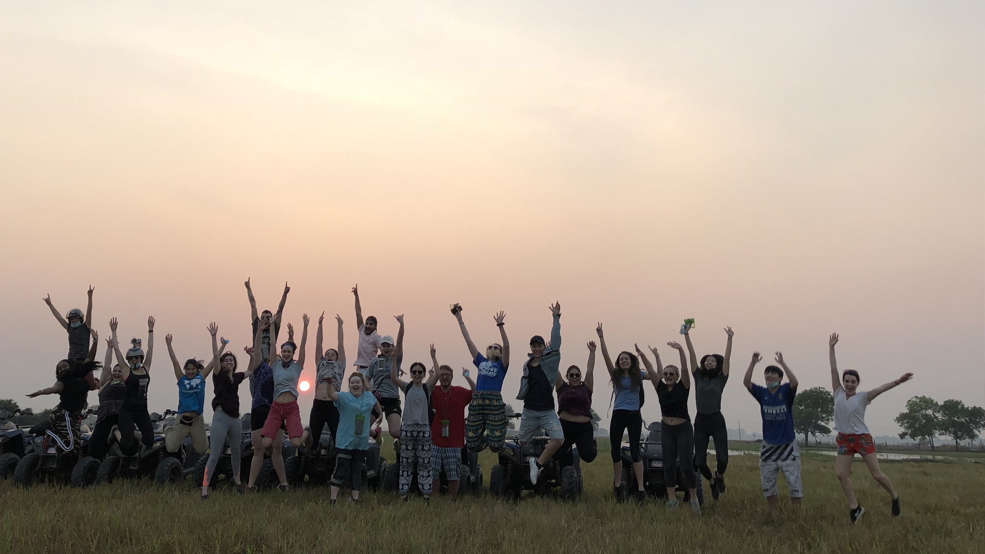 JWU FAM trip group shot