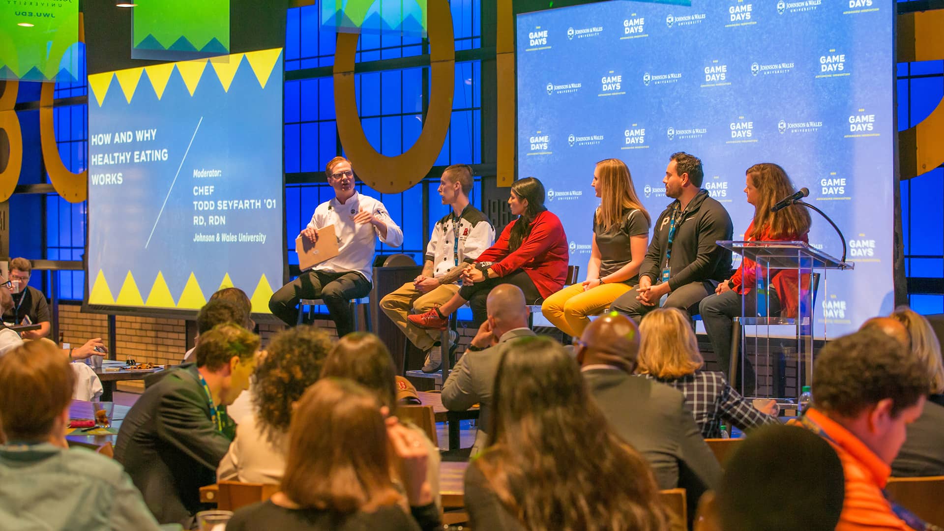 Panelists during the event.