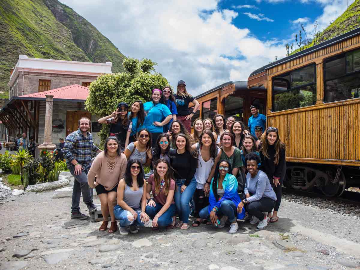 Students in Ecuador