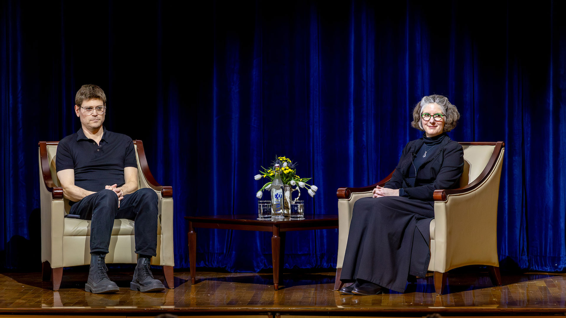 Providence-based journalist Bill Bartholomew (left) and Rhode Island historian C. Morgan Grefe, Ph.D. (right).