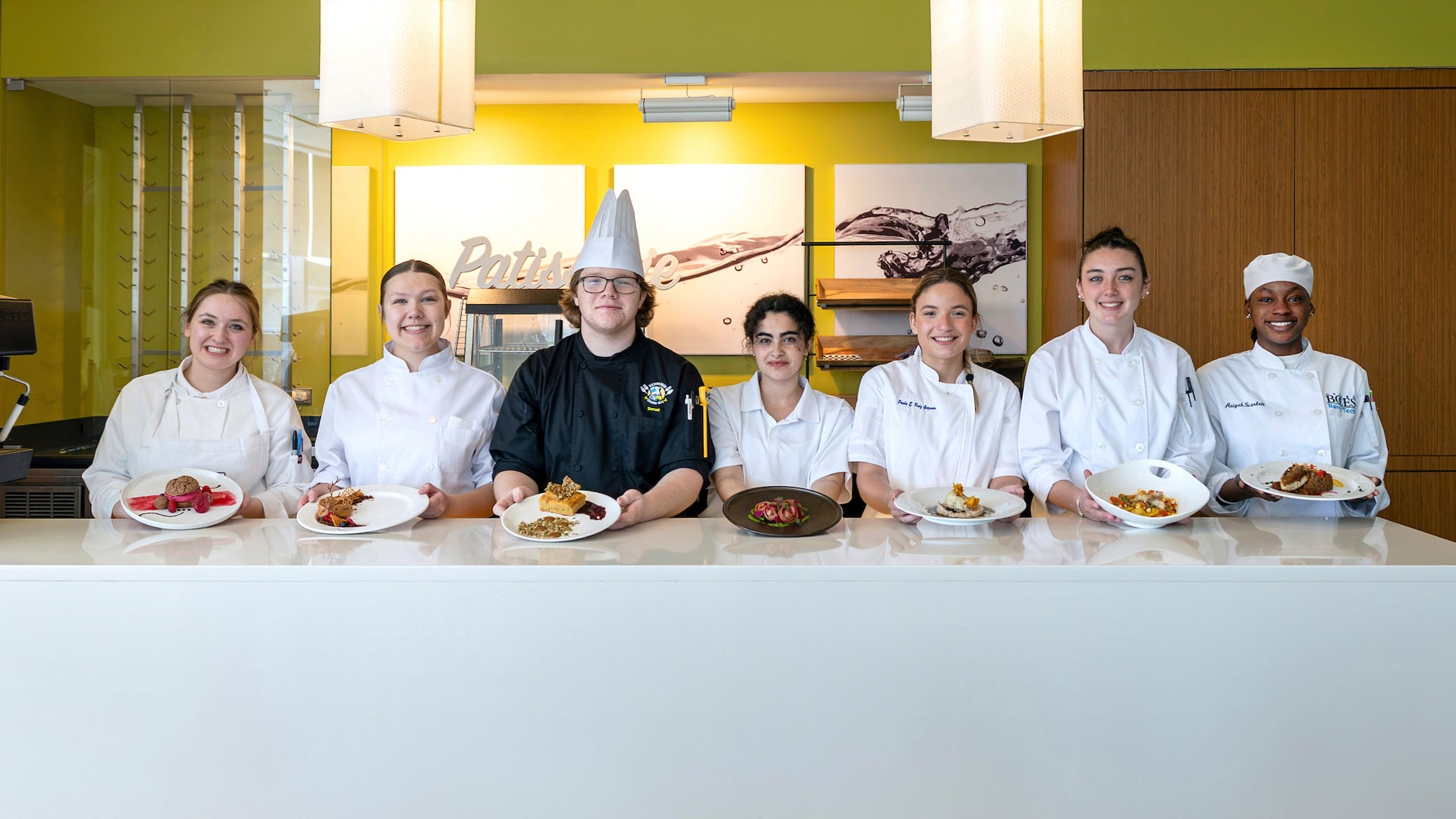 Group shot of the 2026 Future Food Scholarship entrants, with desserts on the left and savory on the right.