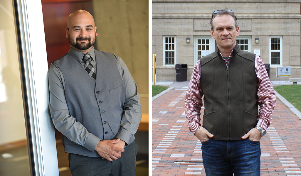 Michael J. Budziszek, Ph.D. (left) and Magnus Thorsson, Ph.D., ’94 (right)